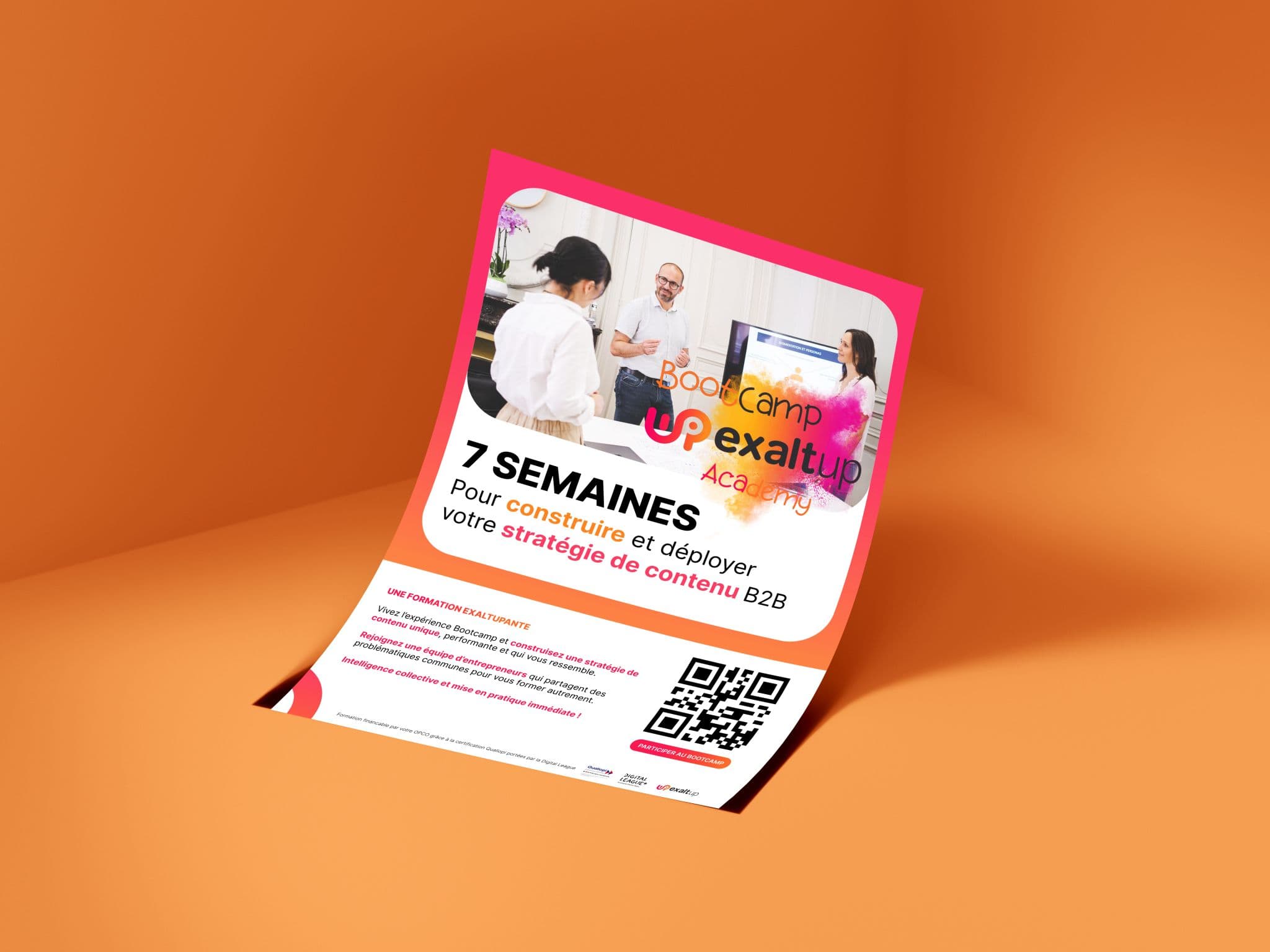 Flyer exaltup bootcamp
